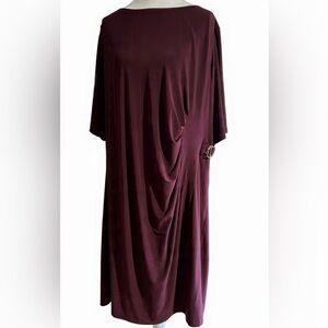 Chic Purple Midi Dress